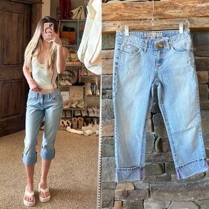 Vintage Mudd Low Rise Cropped Capri Y2K Downtown Girl Jean